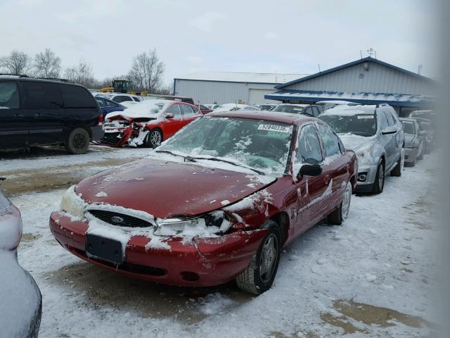 3FAFP663XYM119201 - 2000 FORD CONTOUR SE RED photo 2