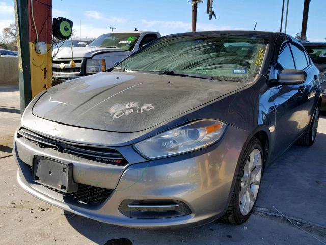 1C3CDFBH8DD707759 - 2013 DODGE DART SXT GRAY photo 2