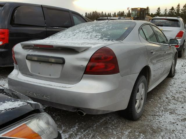 2G2WP552371235105 - 2007 PONTIAC GRAND PRIX SILVER photo 4
