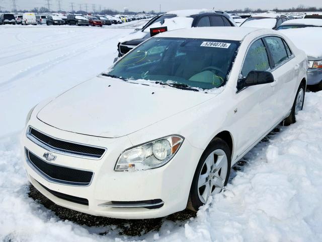 1G1ZG57N28F158245 - 2008 CHEVROLET MALIBU LS 白色 照片 2