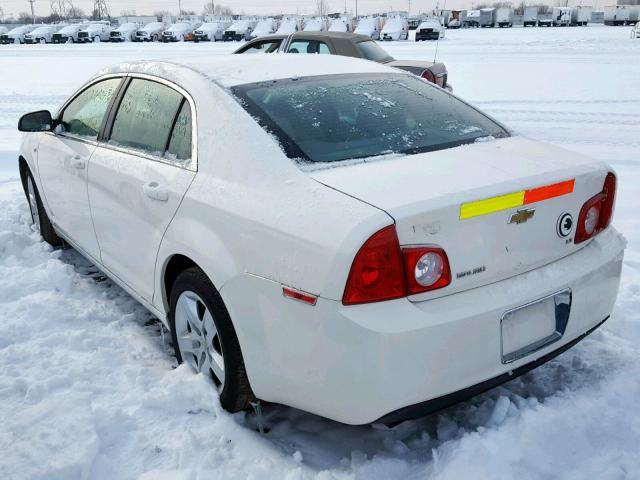1G1ZG57N28F158245 - 2008 CHEVROLET MALIBU LS 白色 照片 3