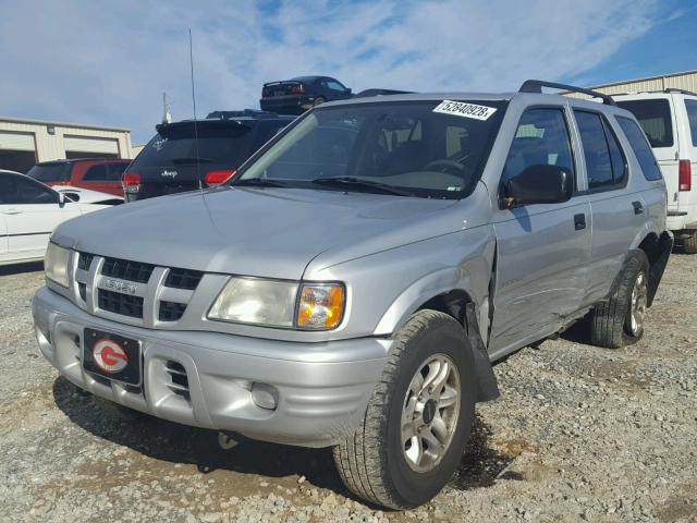 4S2CK58W634302696 - 2003 ISUZU RODEO S SILVER photo 2