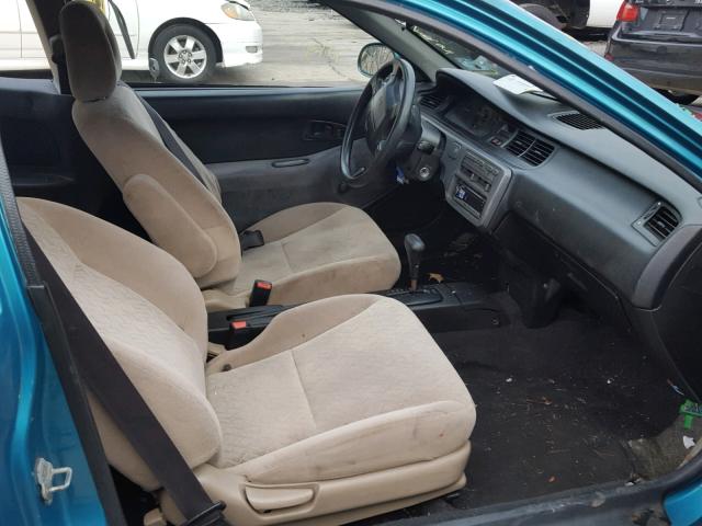 2HGEH2455NH561198 - 1992 HONDA CIVIC DX TEAL photo 5