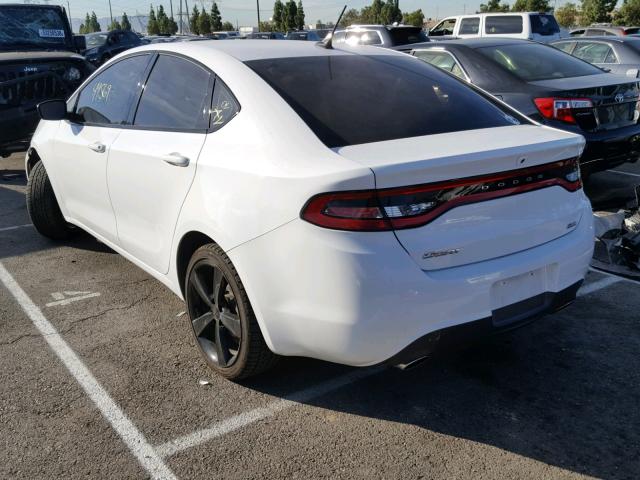 1C3CDFBB0ED775972 - 2014 DODGE DART SXT WHITE photo 3