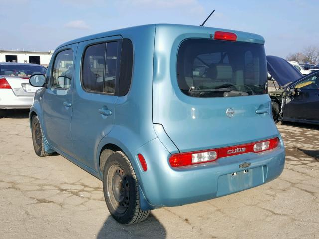 JN8AZ28R29T127700 - 2009 NISSAN CUBE BASE TEAL photo 3