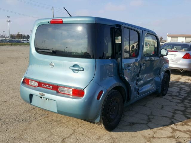 JN8AZ28R29T127700 - 2009 NISSAN CUBE BASE TEAL photo 4