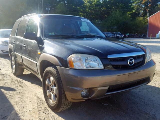 4F2CZ94164KM25372 - 2004 MAZDA TRIBUTE LX BLACK photo 1