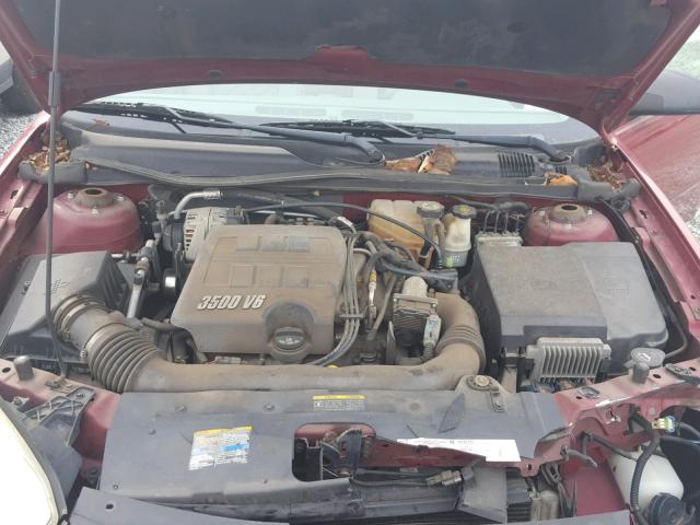 1G1ZT54885F247937 - 2005 CHEVROLET MALIBU LS Қызыл фото 7