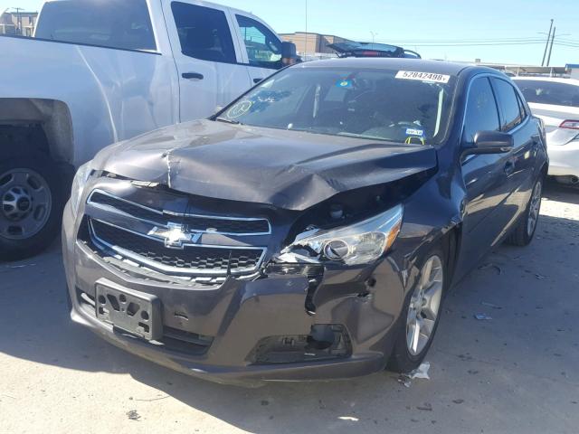 1G11C5SA2DF171195 - 2013 CHEVROLET MALIBU 1LT GRAY photo 2