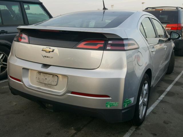 1G1RE6E47DU148936 - 2013 CHEVROLET VOLT GRAY photo 4