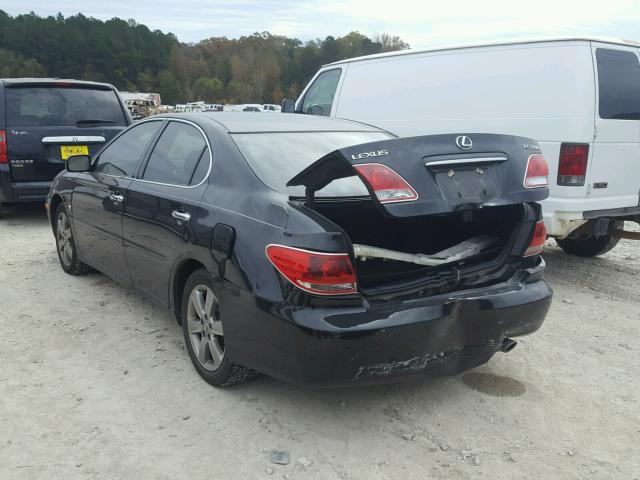 JTHBA30G465145170 - 2006 LEXUS ES 330 BLACK photo 3