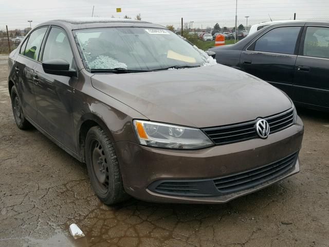 3VW2K7AJ5BM104550 - 2011 VOLKSWAGEN JETTA BASE Շագանակագույն լուսանկար 1