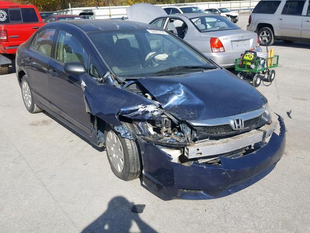 2HGFA1F33AH529147 - 2010 HONDA CIVIC VP BLUE photo 1