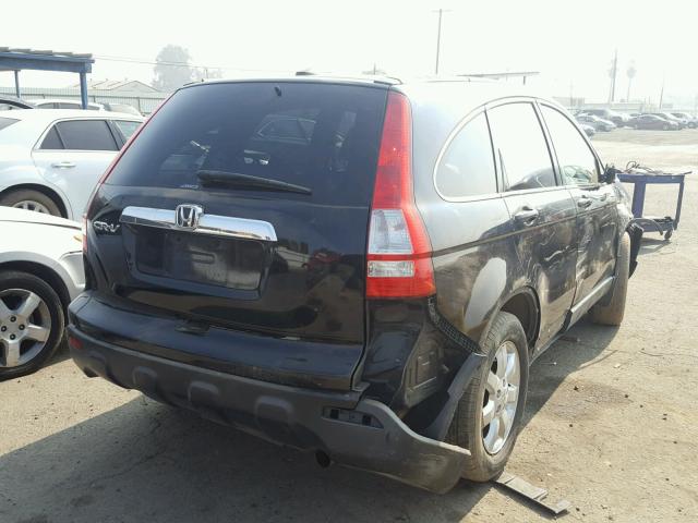 JHLRE48737C039128 - 2007 HONDA CR-V EXL BLACK photo 4