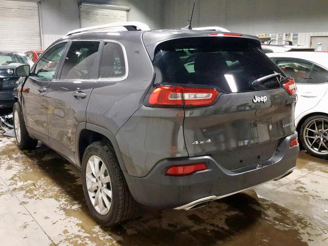 1C4PJMDS3HW636497 - 2017 JEEP CHEROKEE L GRAY photo 3