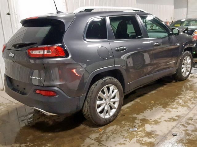 1C4PJMDS3HW636497 - 2017 JEEP CHEROKEE L GRAY photo 4