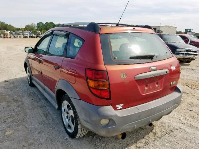 5Y2SL62854Z409814 - 2004 PONTIAC VIBE RED photo 3