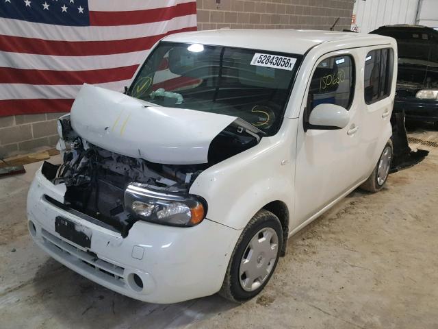 JN8AZ2KR7AT164433 - 2010 NISSAN CUBE BASE WHITE photo 2