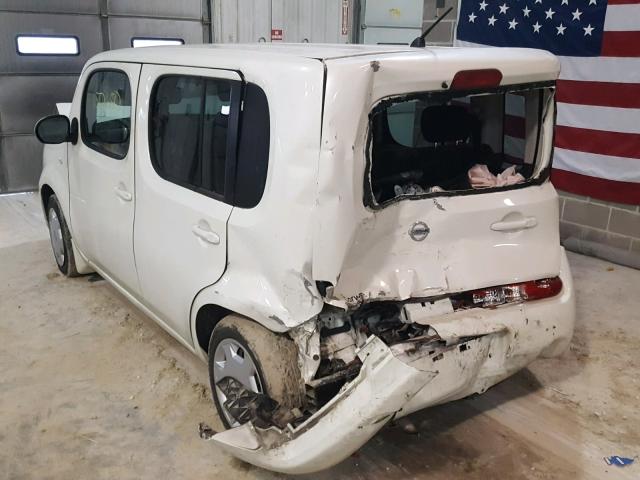 JN8AZ2KR7AT164433 - 2010 NISSAN CUBE BASE WHITE photo 3