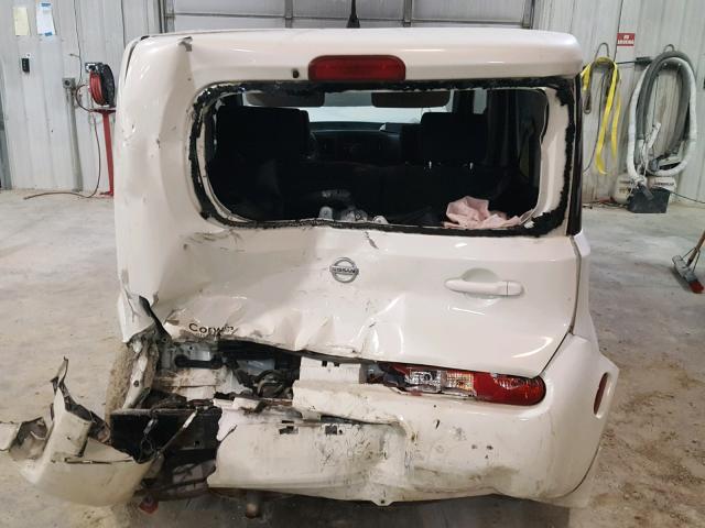 JN8AZ2KR7AT164433 - 2010 NISSAN CUBE BASE WHITE photo 9