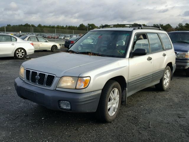 JF1SF63531H746405 - 2001 SUBARU FORESTER L SILVER photo 2