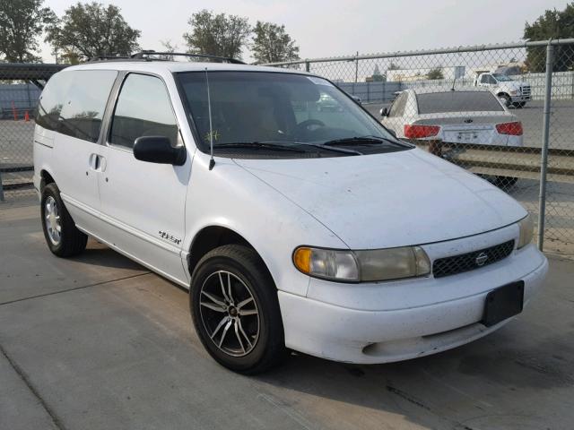 4N2DN1119VD808585 - 1997 NISSAN QUEST XE WHITE photo 1