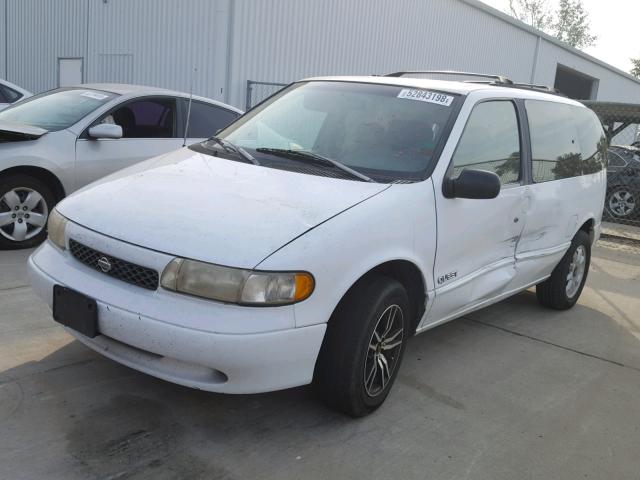 4N2DN1119VD808585 - 1997 NISSAN QUEST XE WHITE photo 2