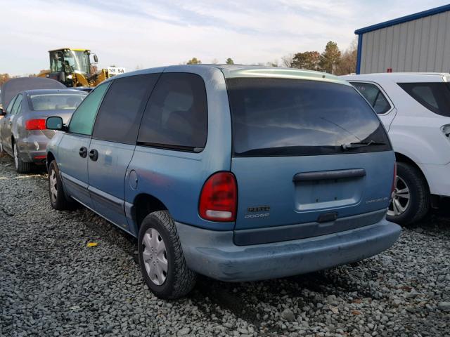 2B4GP45R9VR139093 - 1997 DODGE CARAVAN SE TEAL photo 3