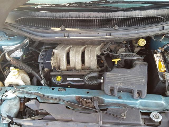 2B4GP45R9VR139093 - 1997 DODGE CARAVAN SE TEAL photo 7