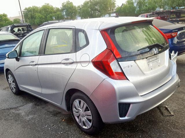 JHMGK5H59GX019216 - 2016 HONDA FIT LX SILVER photo 3