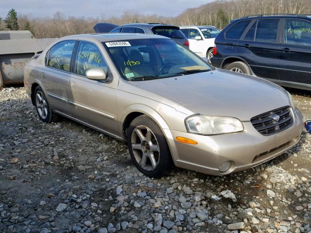 JN1CA31A81T111370 - 2001 NISSAN MAXIMA GXE TAN photo 1