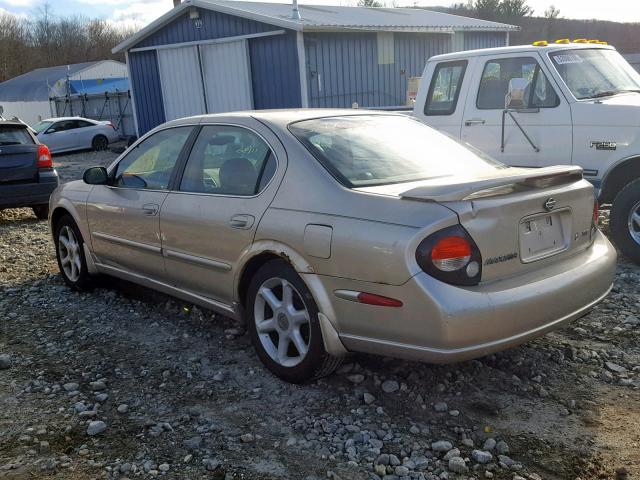 JN1CA31A81T111370 - 2001 NISSAN MAXIMA GXE TAN photo 3