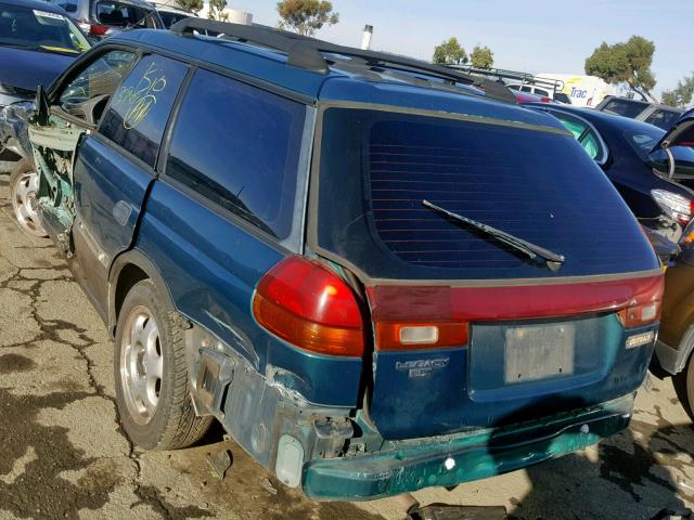 4S3BK6357S7326451 - 1995 SUBARU LEGACY L/O GREEN photo 3