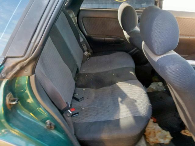 4S3BK6357S7326451 - 1995 SUBARU LEGACY L/O GREEN photo 6