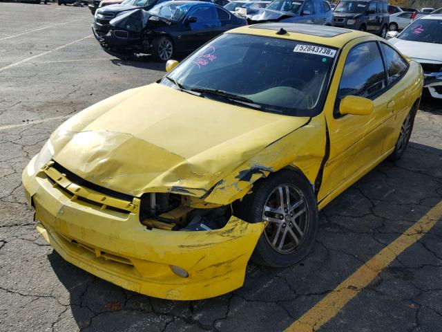 1G1JH12F247197313 - 2004 CHEVROLET CAVALIER L YELLOW photo 2