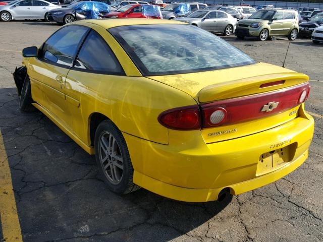 1G1JH12F247197313 - 2004 CHEVROLET CAVALIER L YELLOW photo 3