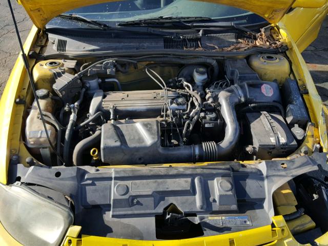 1G1JH12F247197313 - 2004 CHEVROLET CAVALIER L YELLOW photo 7