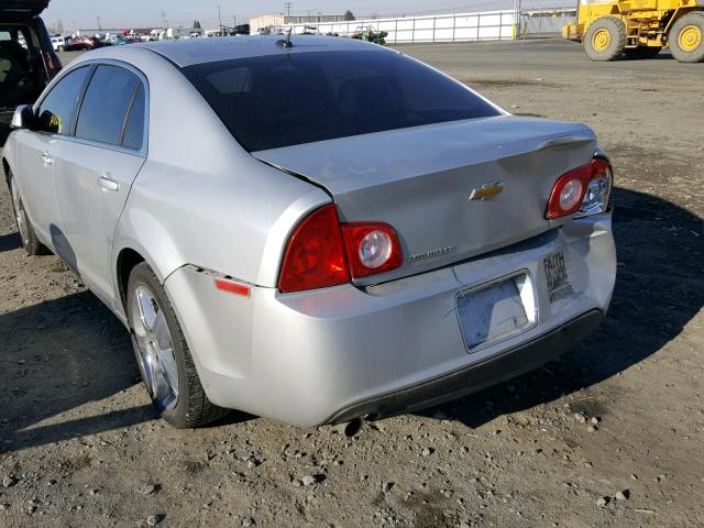 1G1ZD5E10BF387314 - 2011 CHEVROLET MALIBU 2LT SILVER photo 3