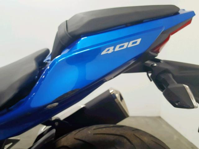 JKAEXKH15JDA08242 - 2018 KAWASAKI EX400 BLUE photo 14