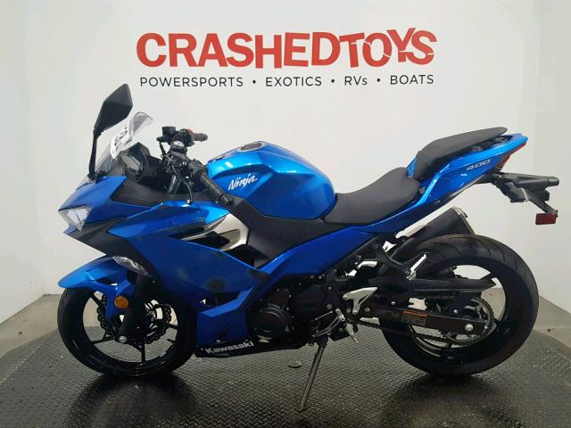 JKAEXKH15JDA08242 - 2018 KAWASAKI EX400 BLUE photo 3