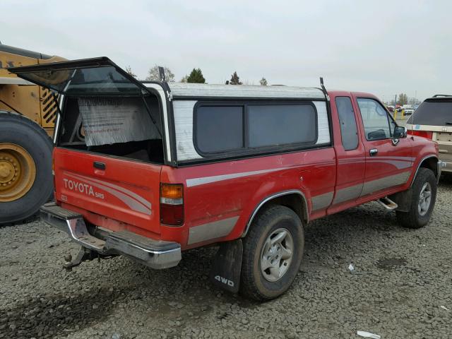 JT4VN13G7R5139404 - 1994 TOYOTA PICKUP 1/2 RED photo 4