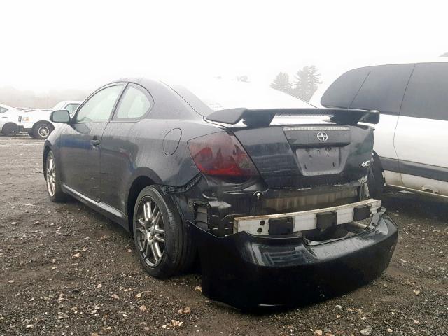 JTKDE177050031955 - 2005 TOYOTA SCION TC შავი ფოტო 3