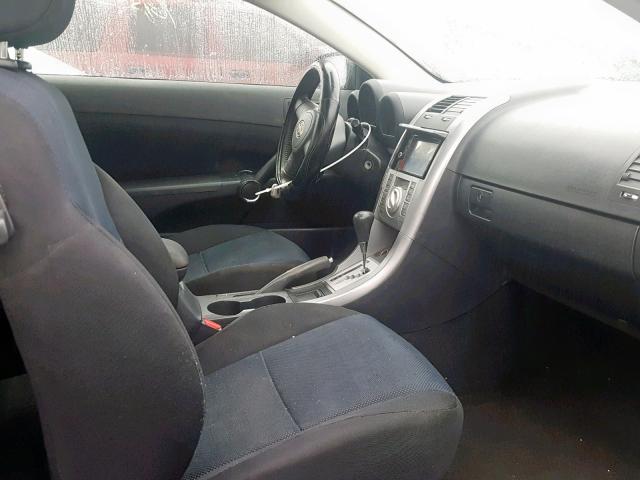 JTKDE177050031955 - 2005 TOYOTA SCION TC შავი ფოტო 5