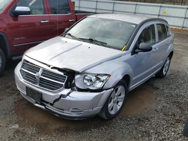 1B3CB4HA8AD606833 - 2010 DODGE CALIBER SX SILVER photo 2