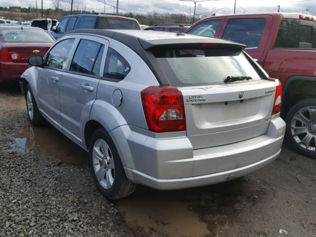 1B3CB4HA8AD606833 - 2010 DODGE CALIBER SX SILVER photo 3