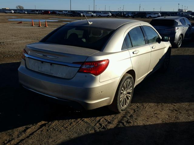 1C3CCBBB6DN694169 - 2013 CHRYSLER 200 TOURIN BEIGE photo 4