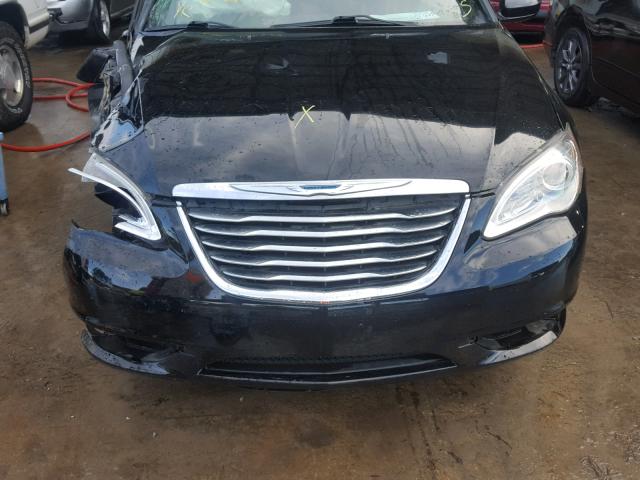 1C3CCBAB6DN646916 - 2013 CHRYSLER 200 LX BLACK photo 7