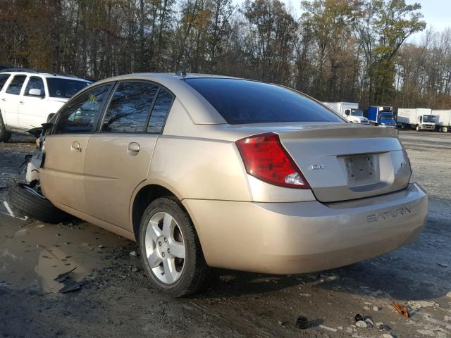 1G8AJ58F57Z177456 - 2007 SATURN ION LEVEL TAN photo 3