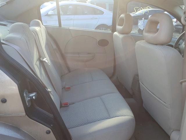 1G8AJ58F57Z177456 - 2007 SATURN ION LEVEL TAN photo 6