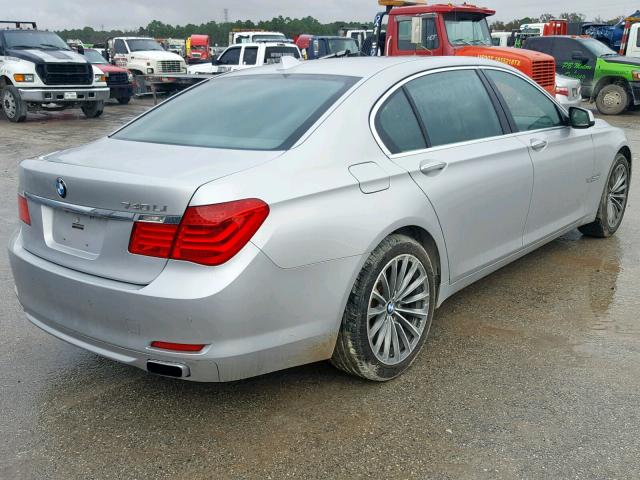 WBAKB4C57BC574630 - 2011 BMW 740 LI SILVER photo 4